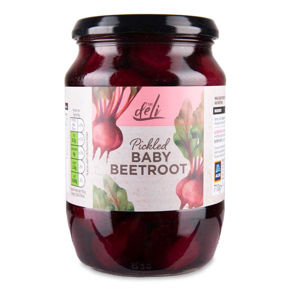 Pickled Baby Beetroot 710g (462g Drained) The Deli